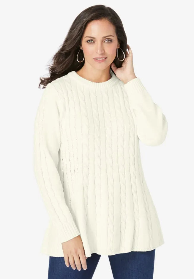 Cable Peplum