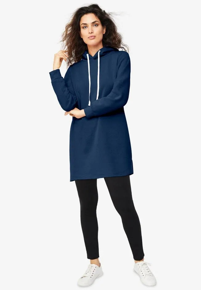 Hooded Sweatshirt Tunic