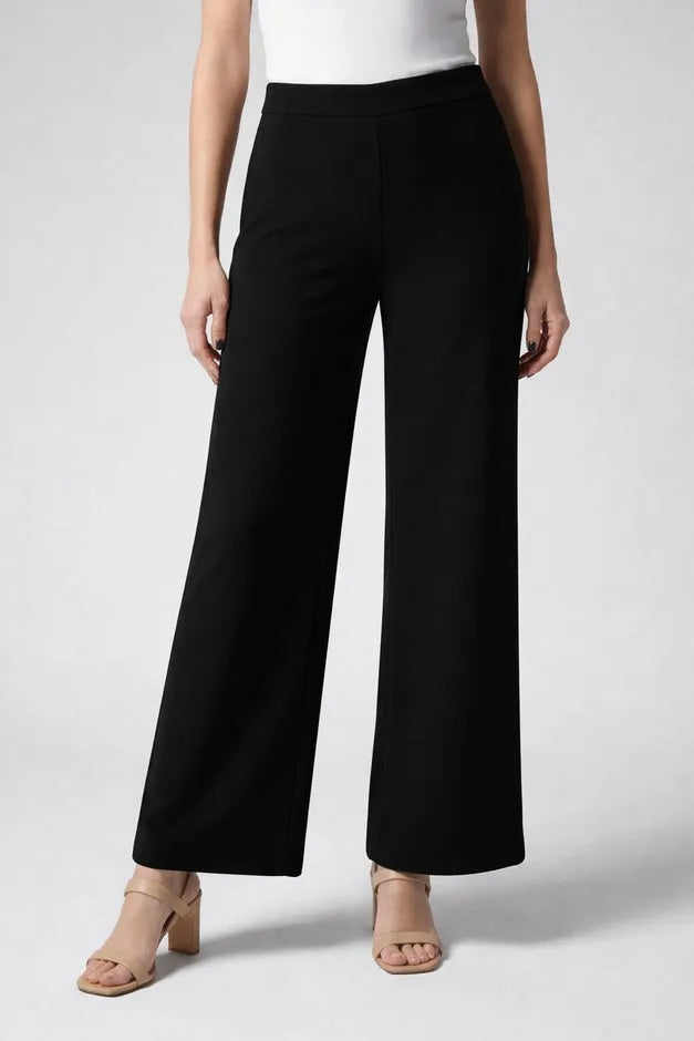 Stretch Knit Wide Leg Pant