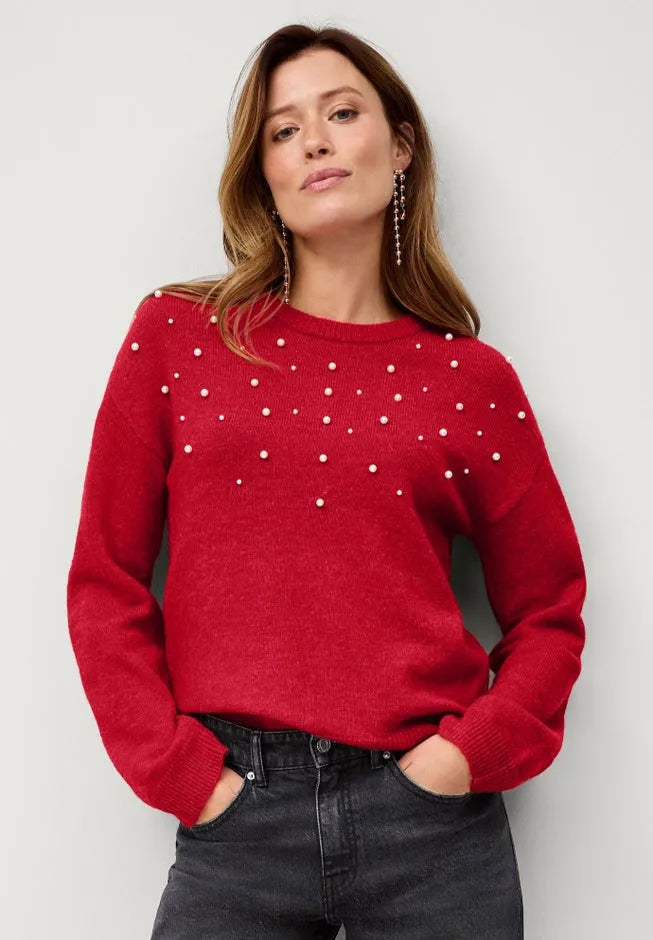 Pearl Embellished Pullover
