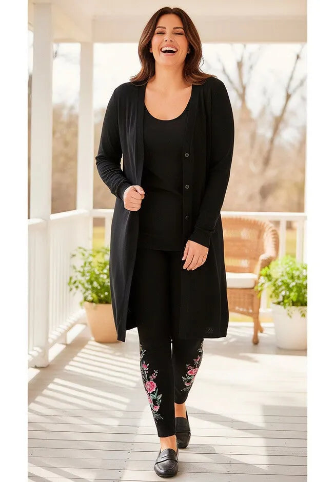 Perfect Cotton Duster Sweater
