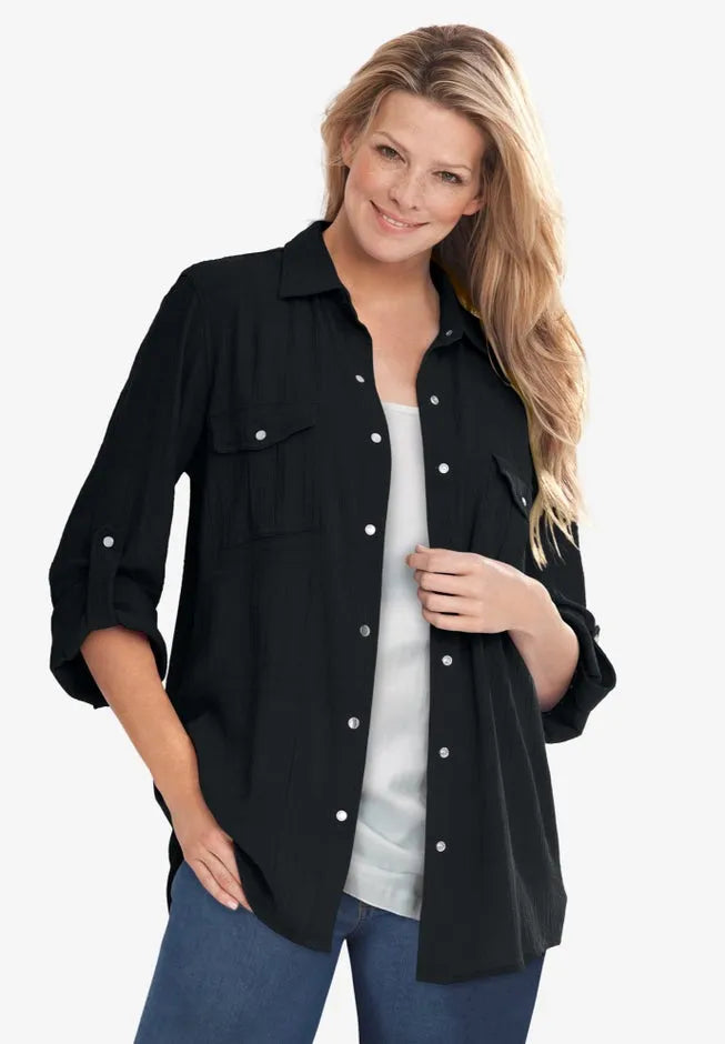 Cotton Gauze Bigshirt