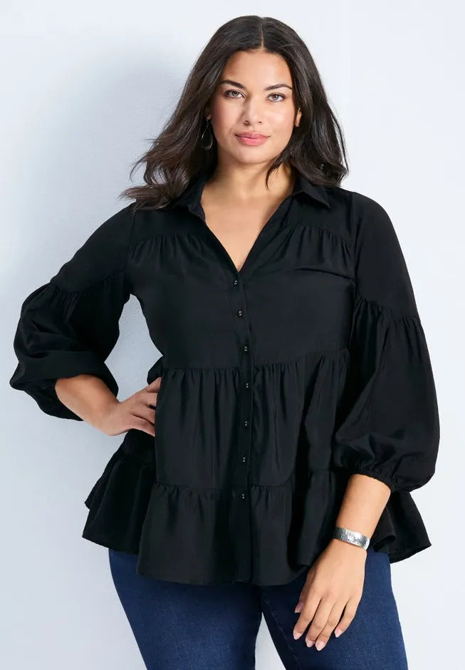 Amari Tiered Tunic Shirt