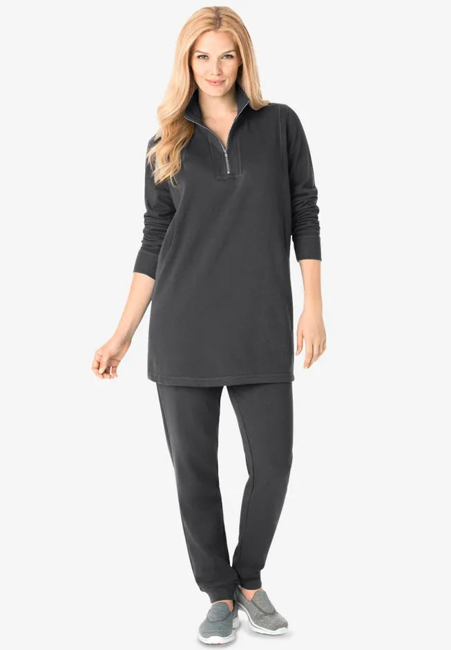 2-piece fleece sweatshirt set