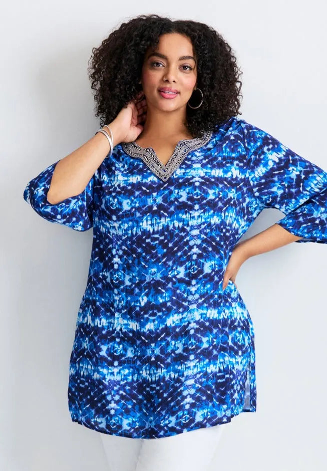 Beaded Embellishment Tunic