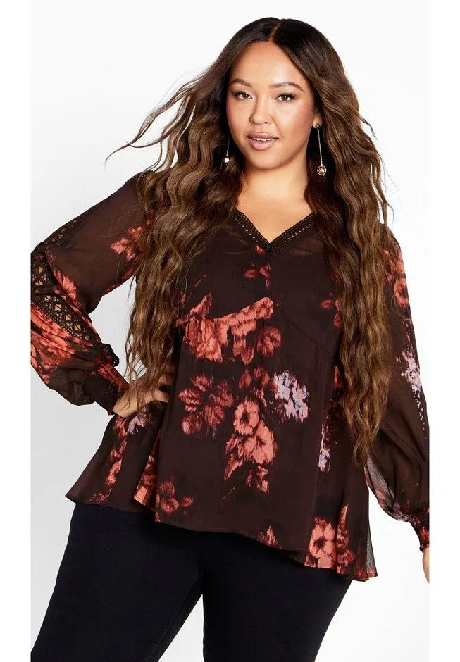 Hailey Print Top