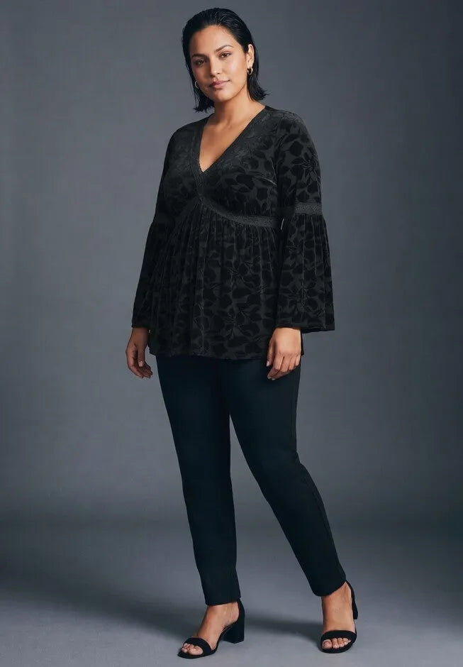 Lorelei Lace Burnout Top