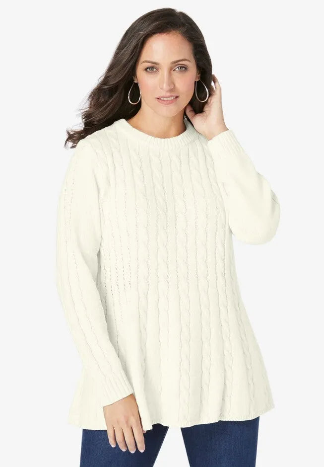 Cable Peplum