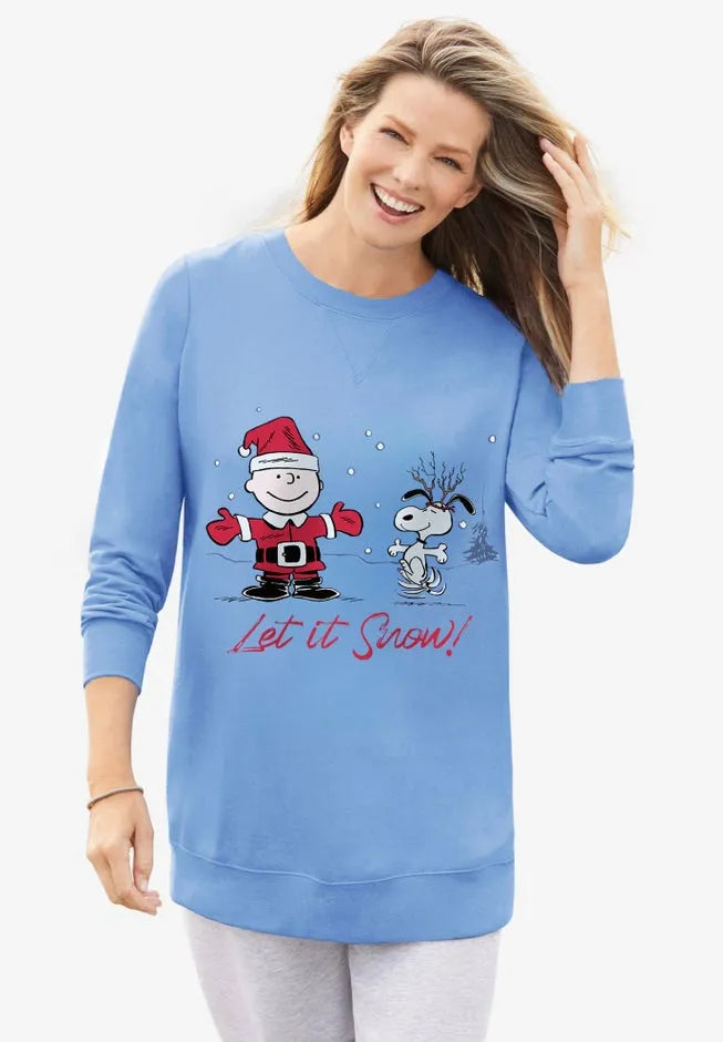 Peanuts Snoopy Snow Sweatshirt