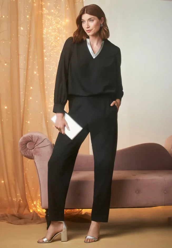 Georgette V-Neck Blouse