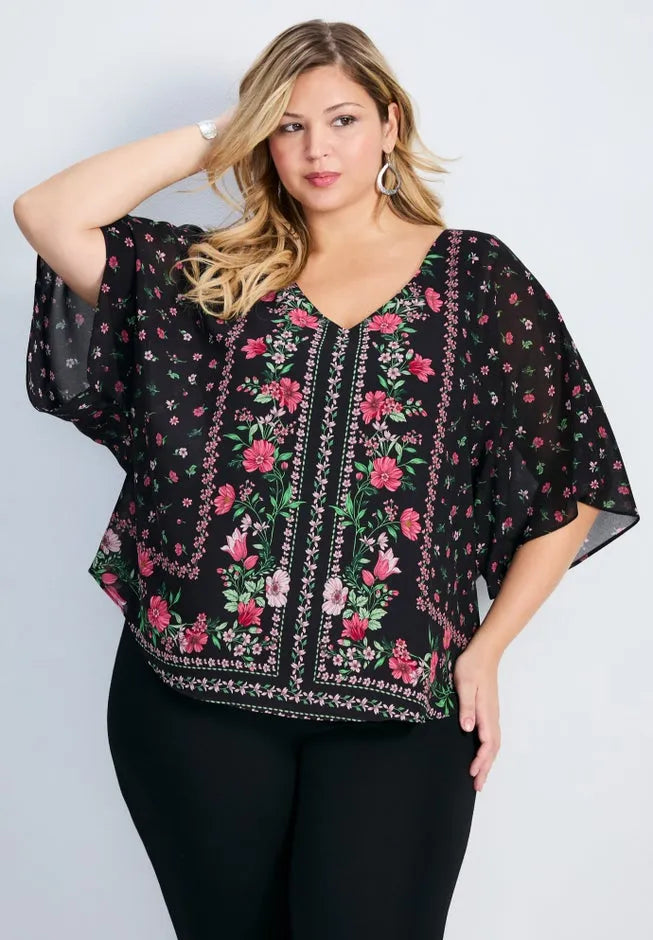 Love Story Overlay Blouse