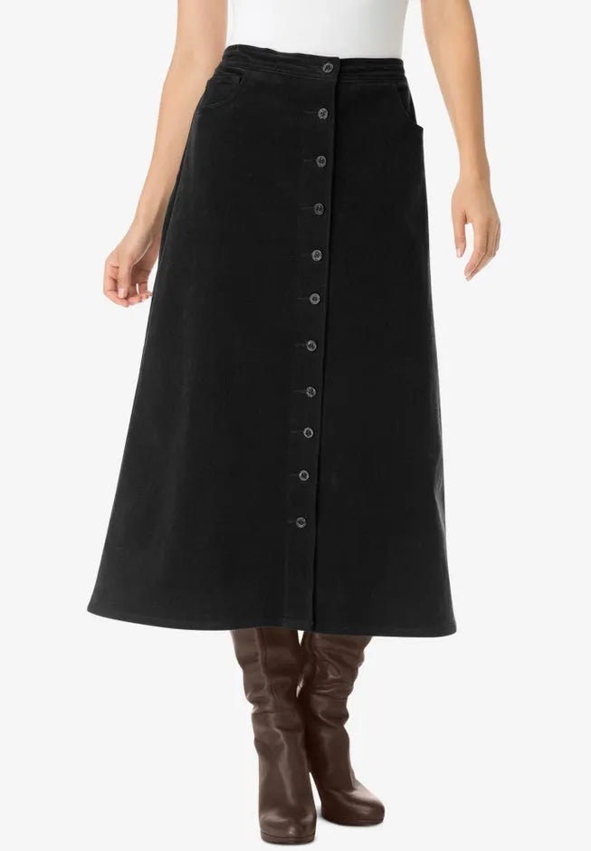 Corduroy skirt