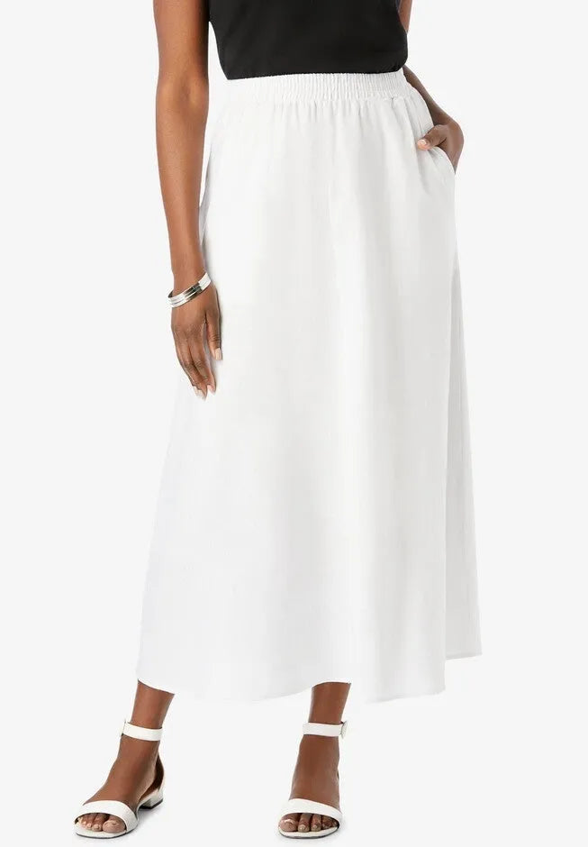Linen Maxi Skirt