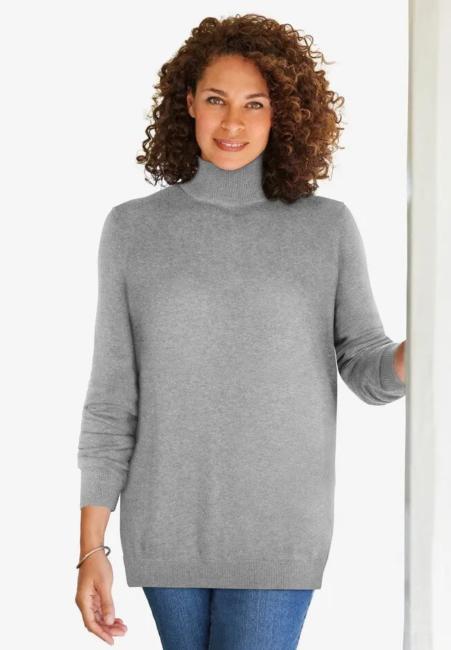 Perfect Long Sleeve Turtleneck Sweater