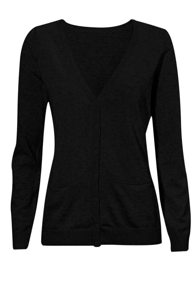 V-Neck Button Front 100% Cotton Everyday Cardigan