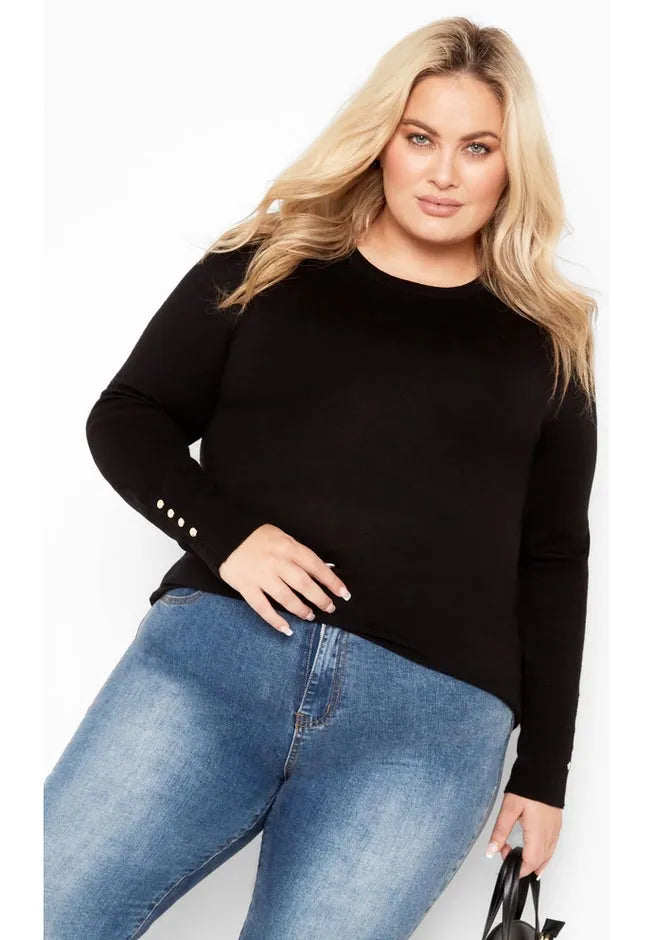 Lara Button Sweater