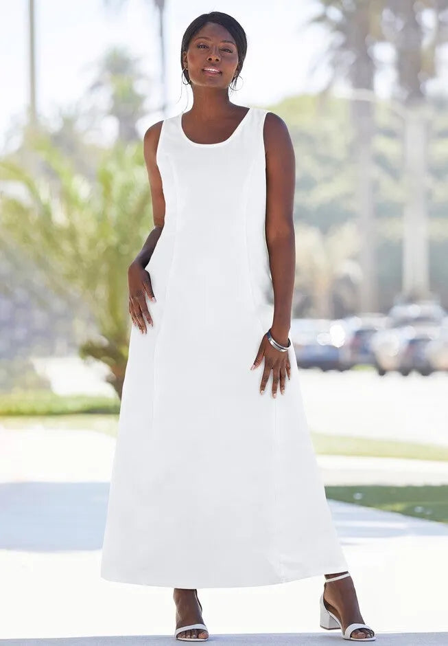 Denim Maxi Dress