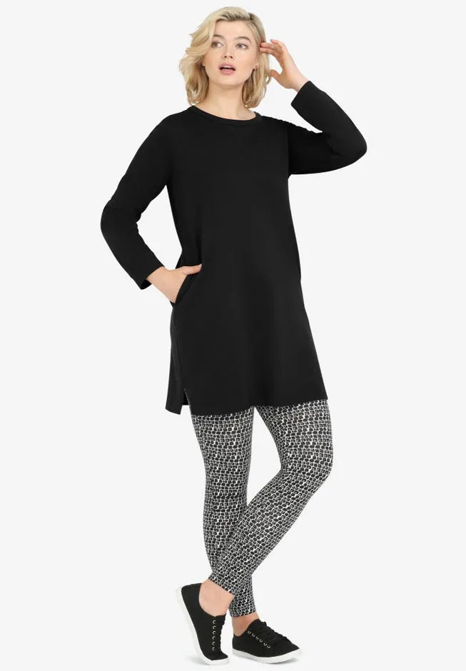 French Terry Tunic Dress