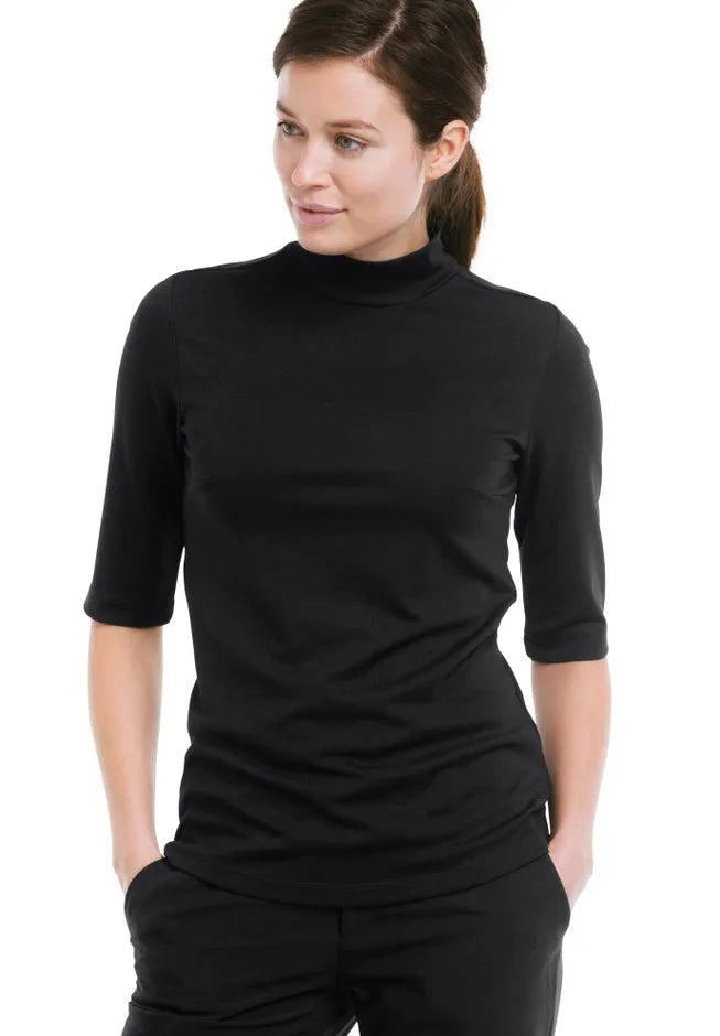 Mock Neck Tee