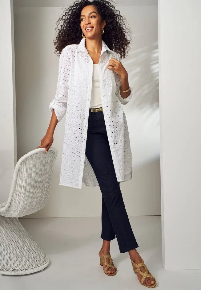 Eyelet Mega Tunic