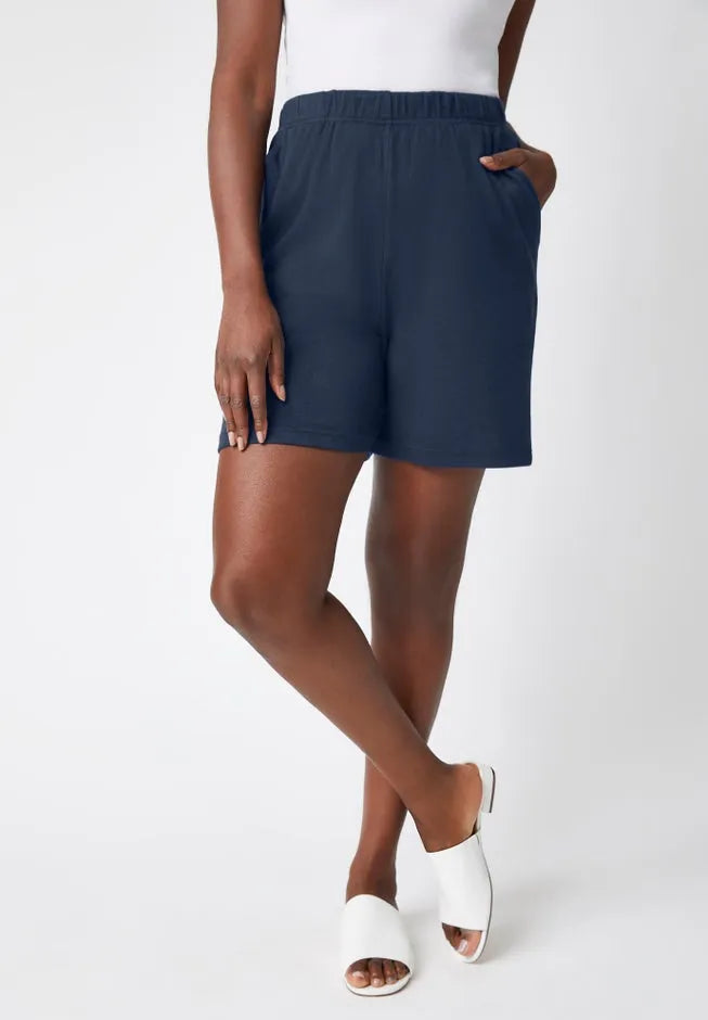Soft Ease Cotton Knit Short