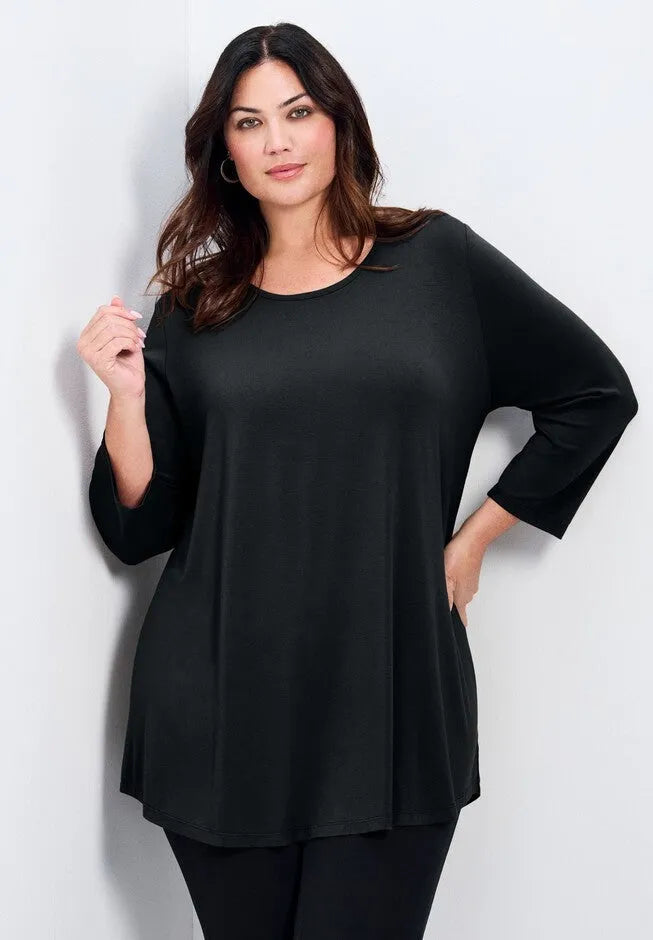 Sara Everyday Scoop Neck Tunic