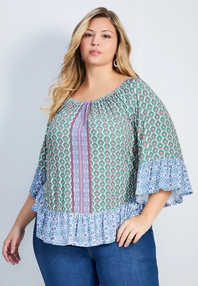 Serenity Ruffle Top