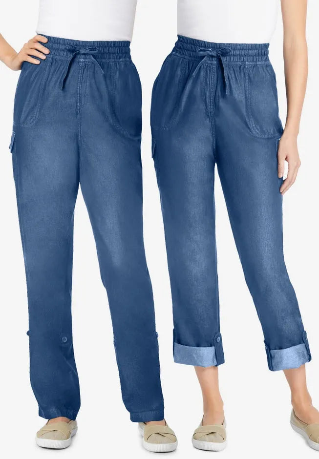 2-in-1 Convertible Cargo Pant to Capri