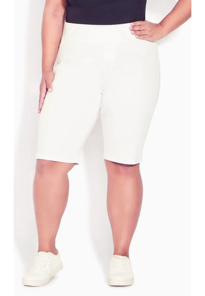 Butter Denim Pull On Short