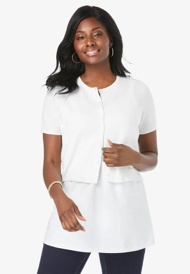 Jewel-Neck Shrug