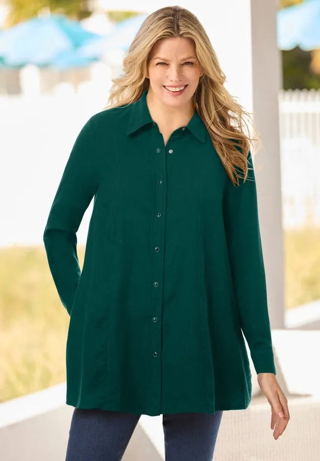 Swing Flannel Tunic