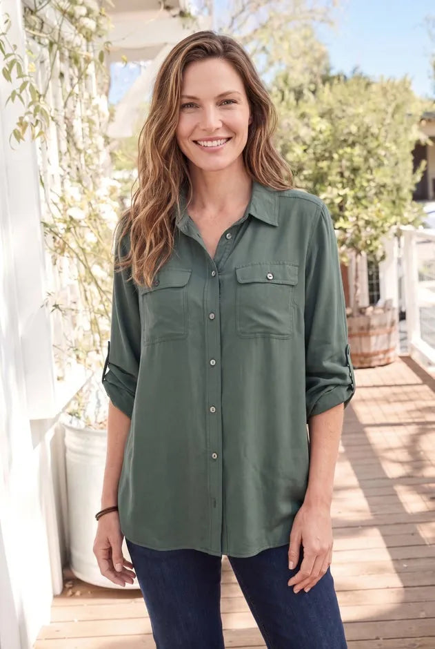 Utility Button Down Shirt