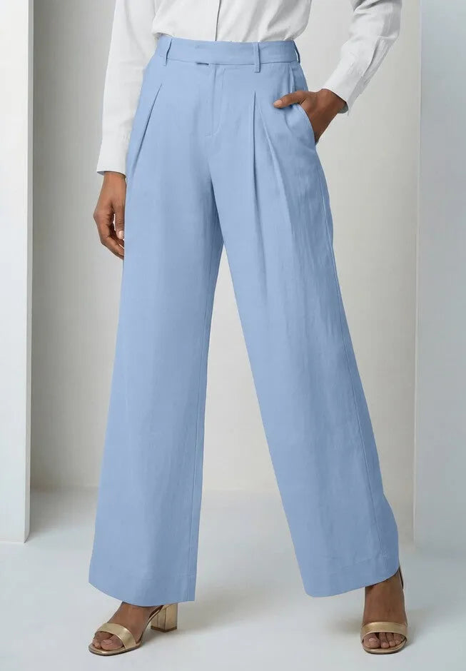 Linen Wide-Leg Trouser