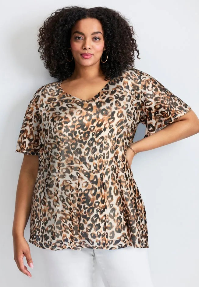 Mesh Swing Tunic