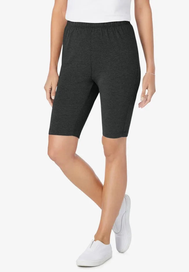Stretch Cotton Bike Short