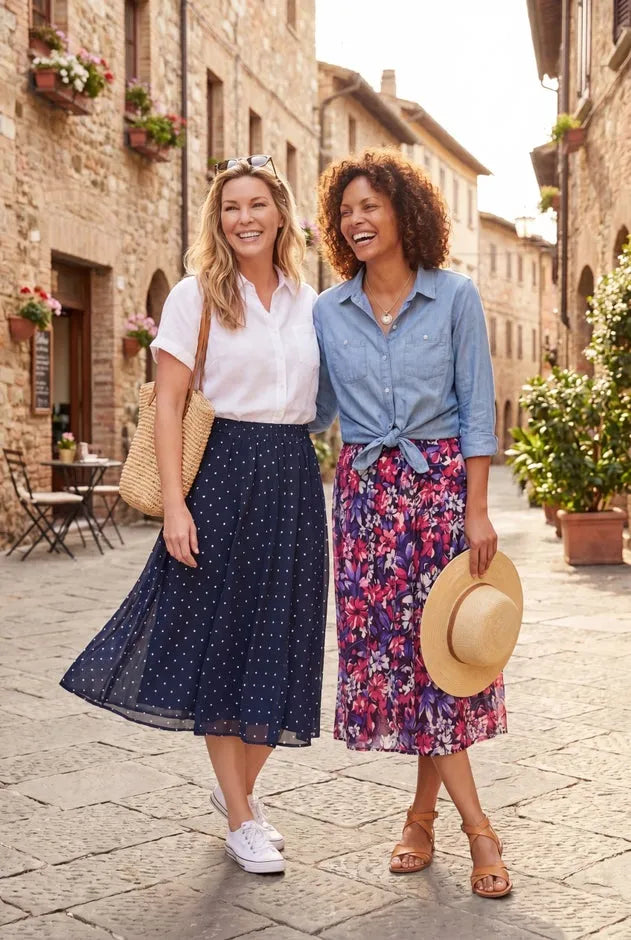 2-in-1 Reversible skirt