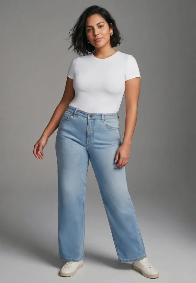 Butter Denim Wide Leg Jean