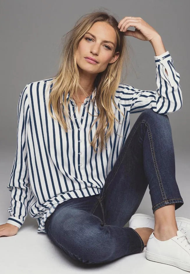 Button Placket Popover Tunic