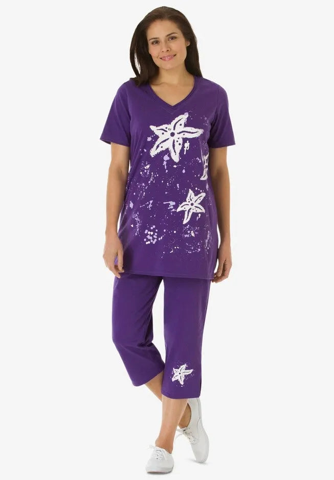 Starfish Tee and Capri Set