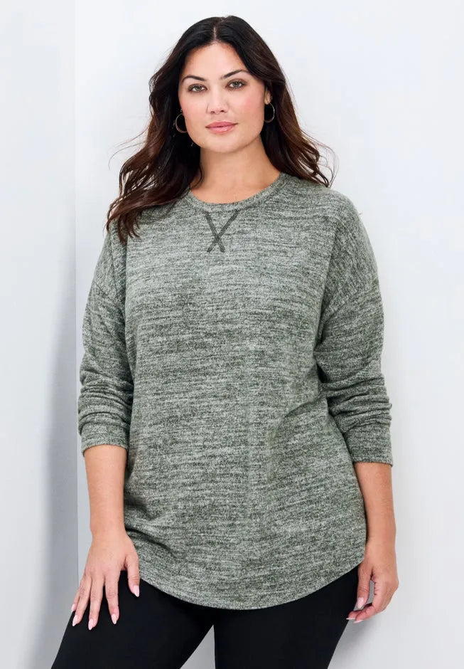 Rayna Hacci Drop Shoulder Top
