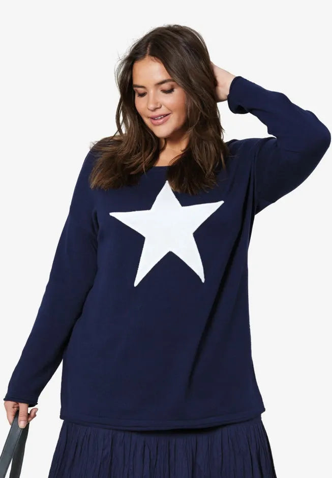Star Applique Sweater