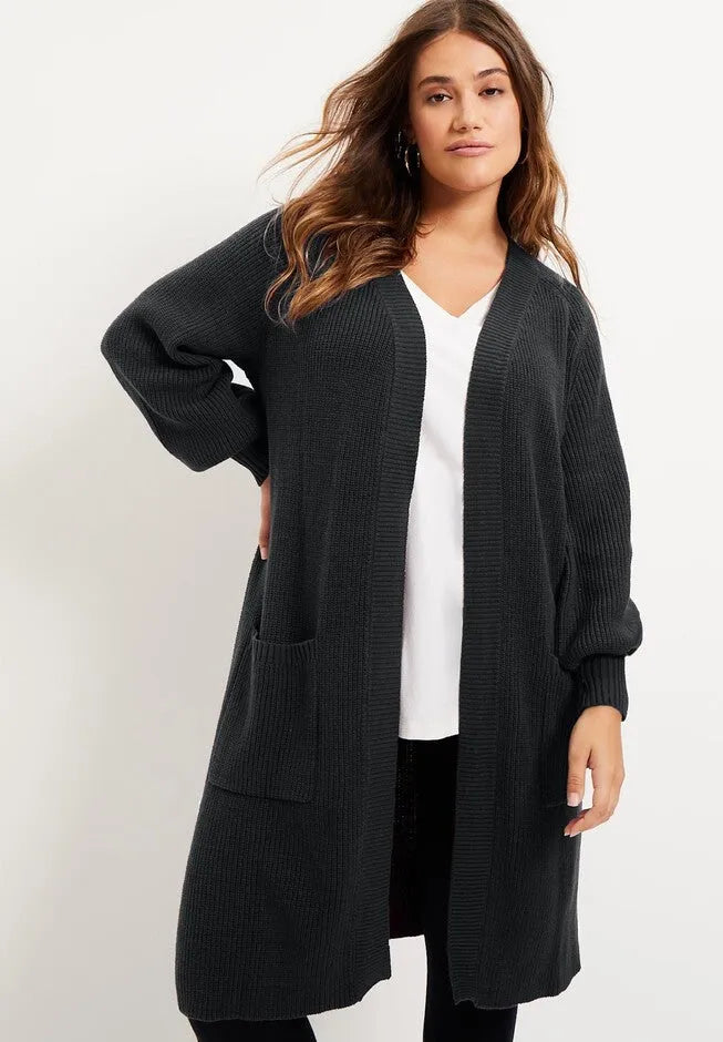 Open-Front Cardigan