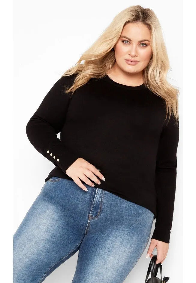 Lara Button Sweater