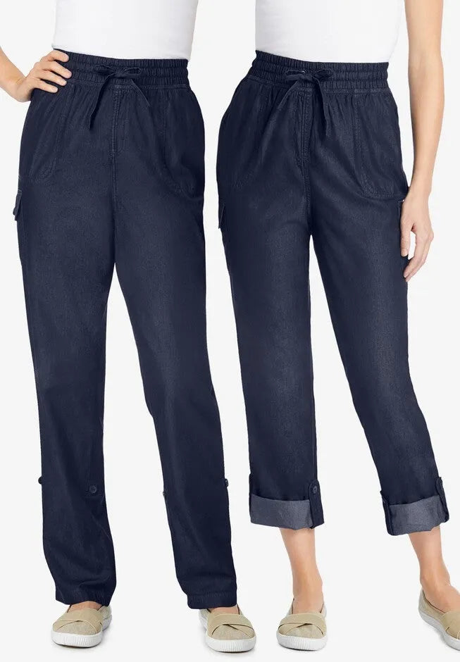 2-in-1 Convertible Cargo Pant to Capri
