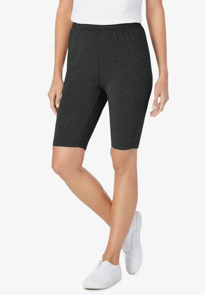 Stretch Cotton Bike Short