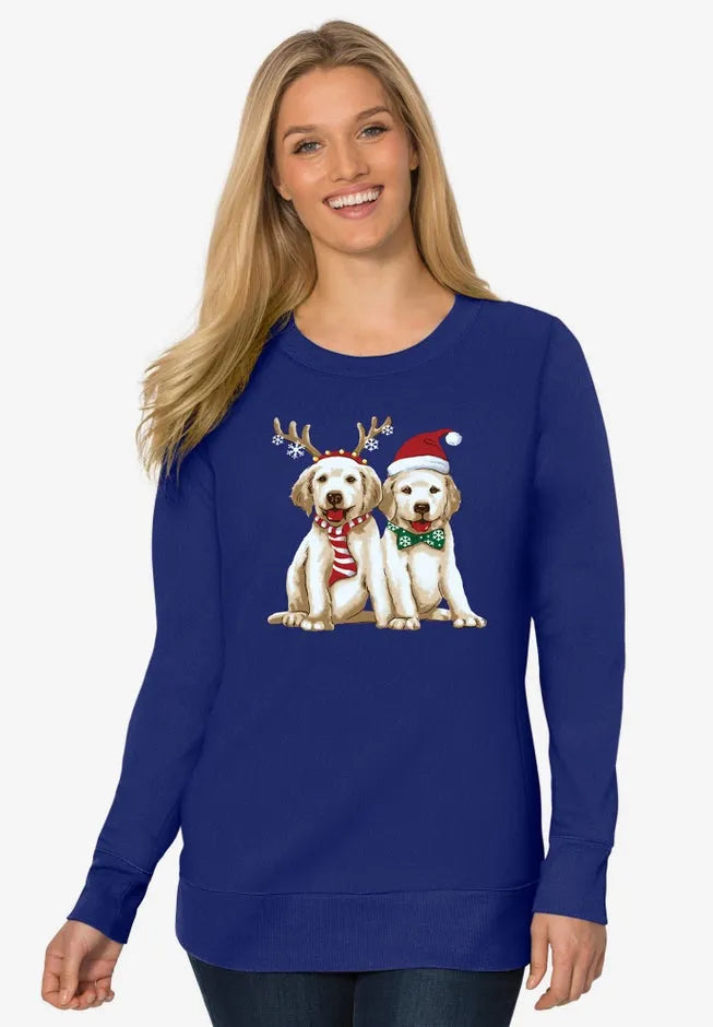 Fleece Holiday Sweatshirt