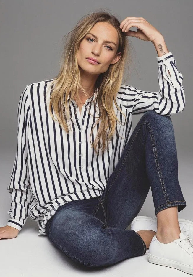 Button Placket Popover Tunic