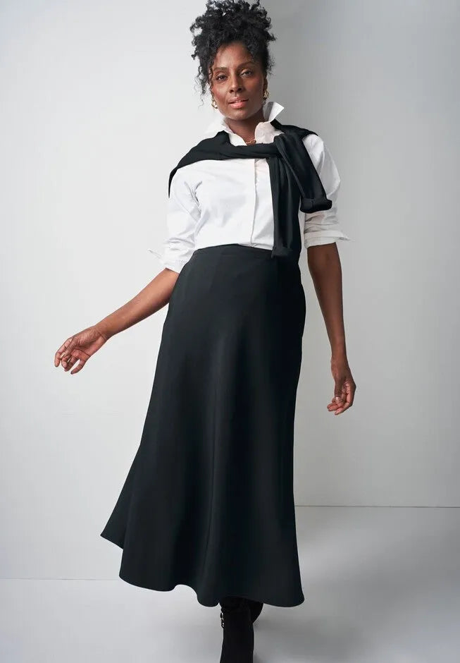 Bi-Stretch Swing Skirt
