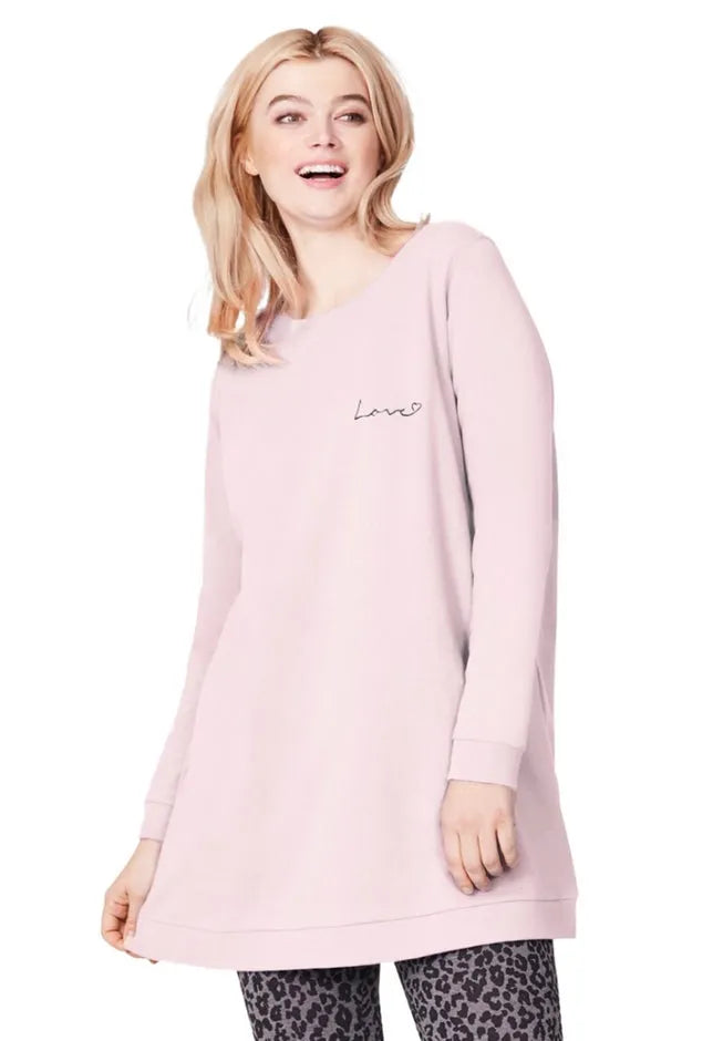 French Terry Love Tunic Sweatshirt