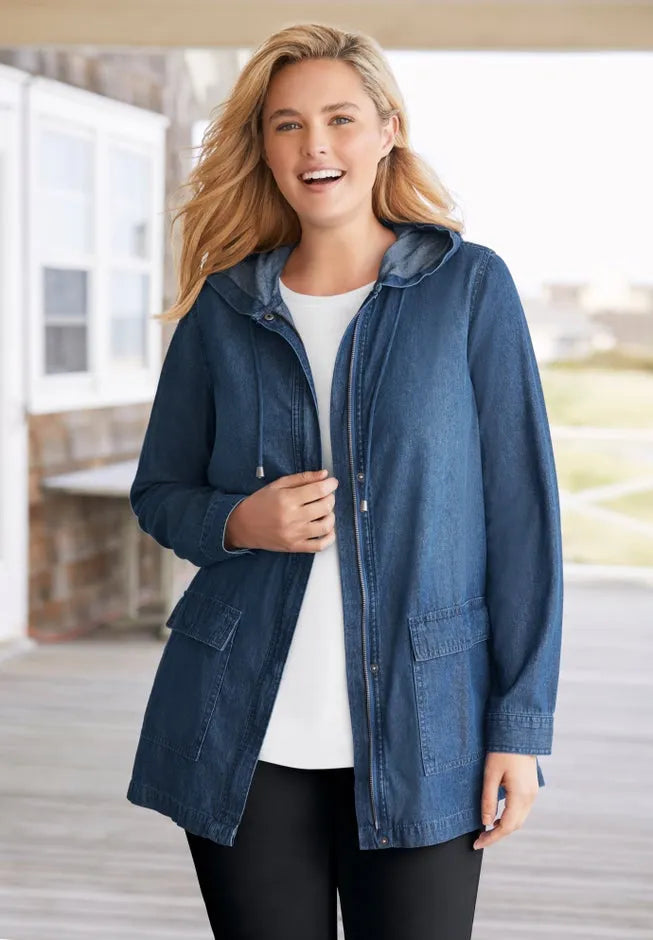 Lightweight Utility Hoodie Jacket